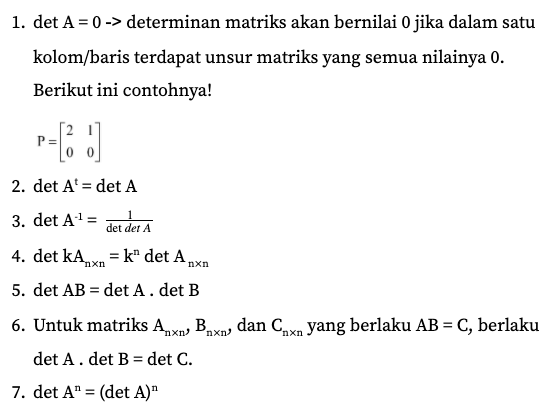 Determinan Matriks - Matematika Kelas 11 - Quipper Blog