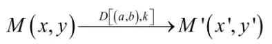 Dilatasi terhadap titik pusat (a, b)