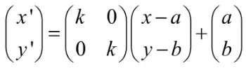 Titik koordinat M’(x’, y’) bisa ditentukan dengan rumus berikut