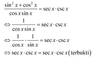 jawaban Contoh Soal Identitas Trigonometri 1